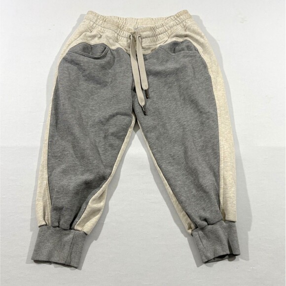 Adidas by Stella McCartney Pants - Adidas Stella McCartney Pants Womens Gray Fleece Crop Sweatpants Gym Casual Sz S